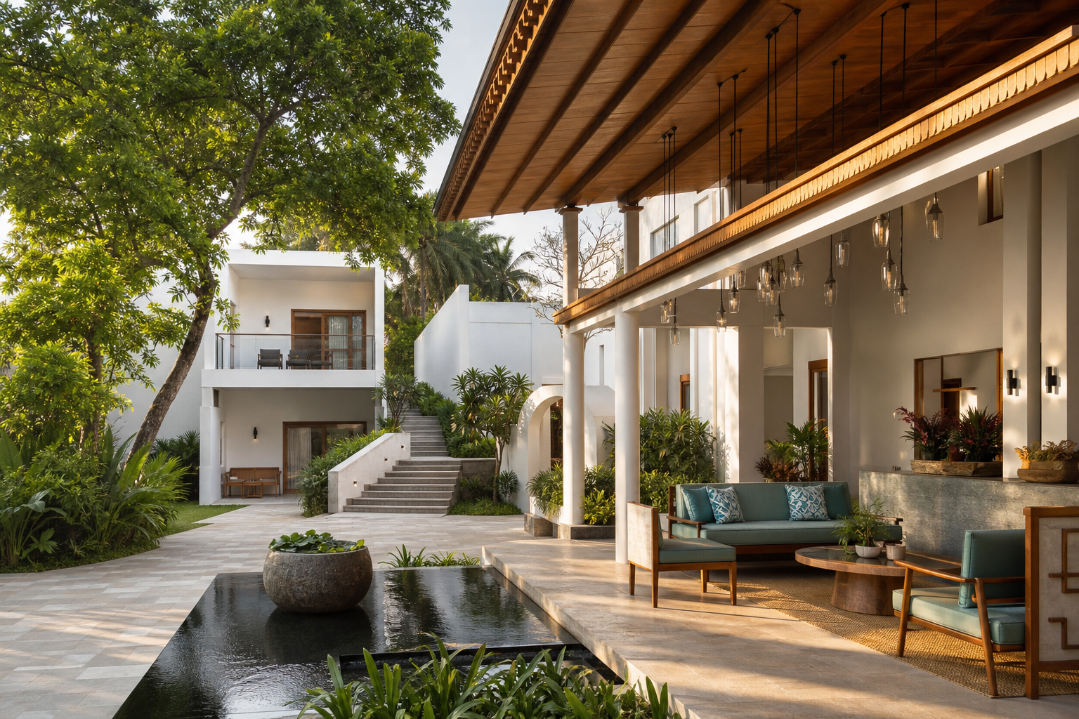 Boutique hospitality property featured in the Hospitality Booking Website case study