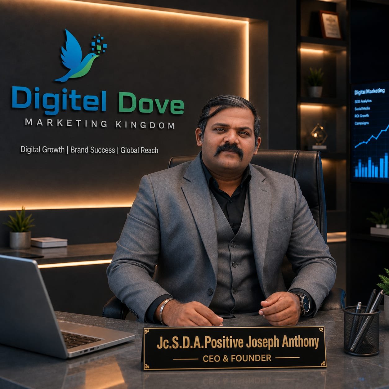 Positive Joseph Anthony, Founder and CEO of Digitel Dove Marketing Kingdom